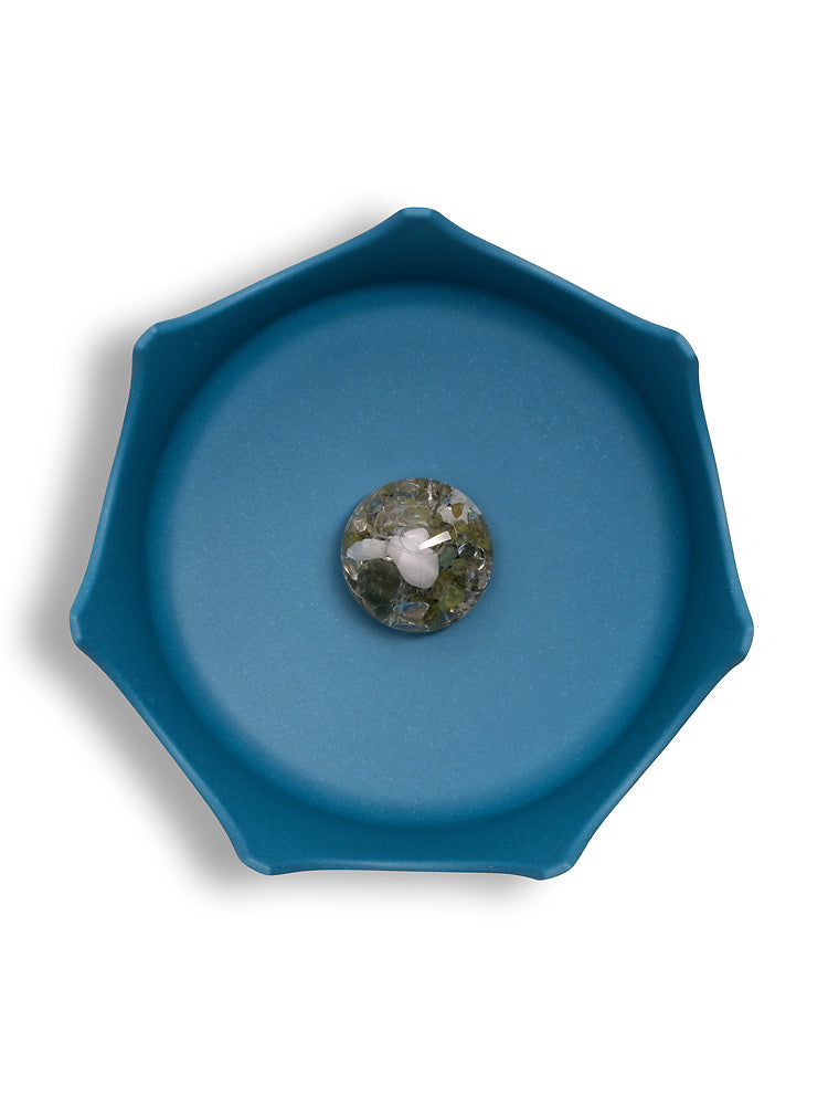 Wassernapf - CrownJuwel mit Edelsteinen (ocean blue)