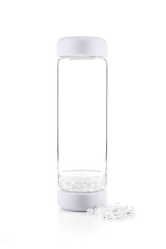 Trinkflasche - inu! CRYSTAL | Bergkristall (cloud white)