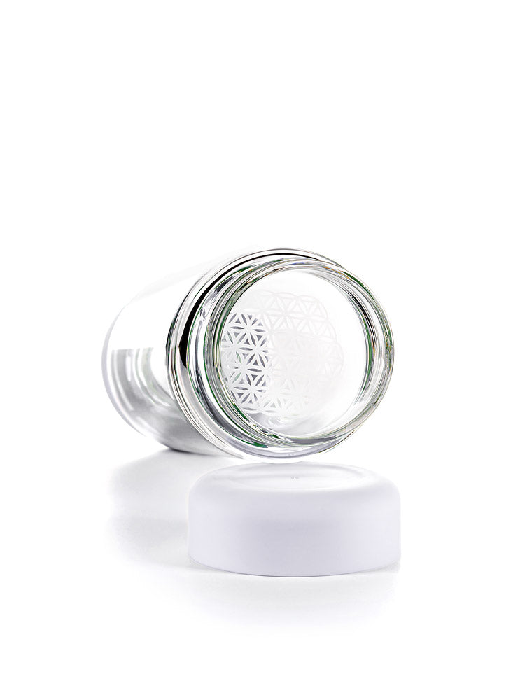 Trinkflasche - inu! CRYSTAL | Bergkristall (cloud white)