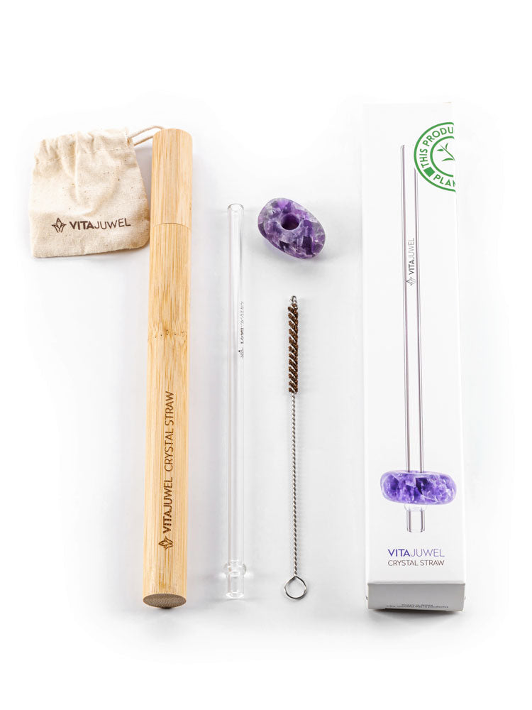 Strohhalm - Crystal Straw | Amethyst