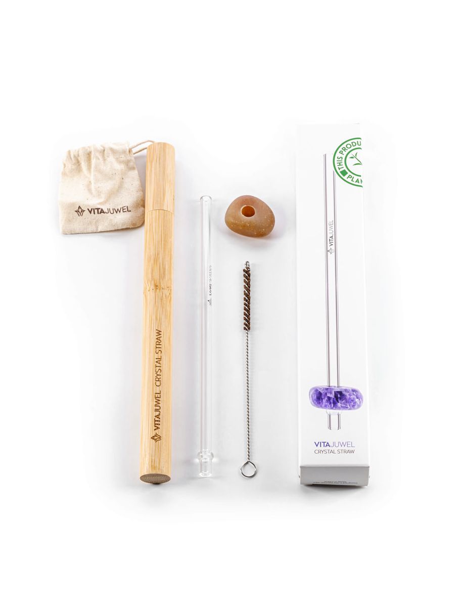 Strohhalm - Crystal Straw | Karneol