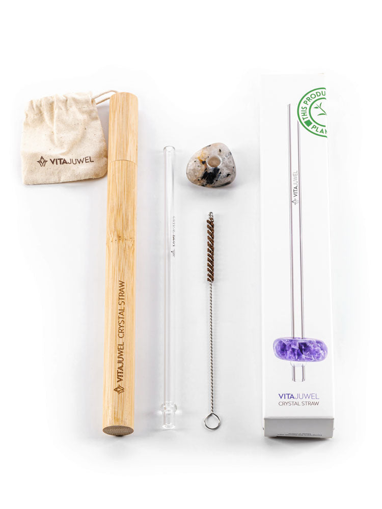 Strohhalm - Crystal Straw | Turmalinquarz
