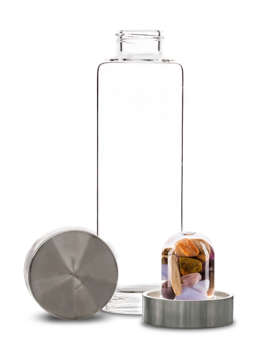 Edelsteinmodul und Trinkflasche Five Elements