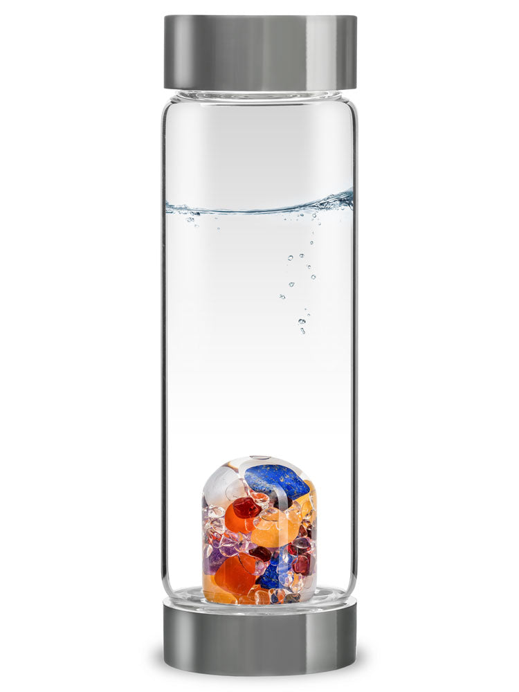 Edelsteinmodul in Trinkflasche Ayurveda