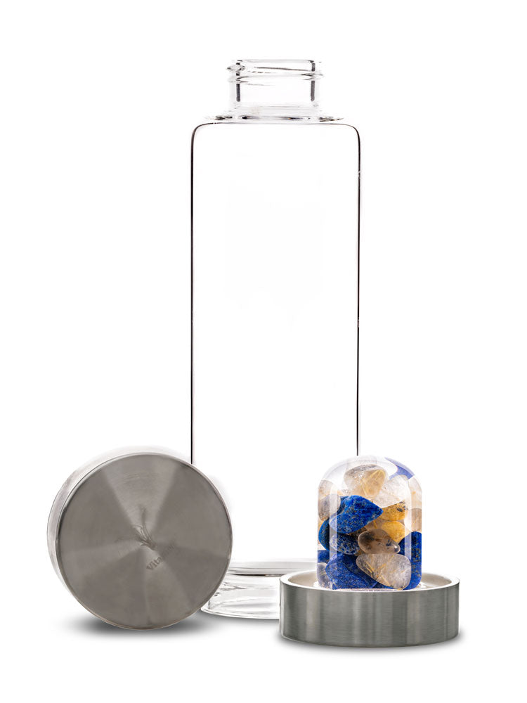 Edelsteinmodul und Trinkflasche Inspiration