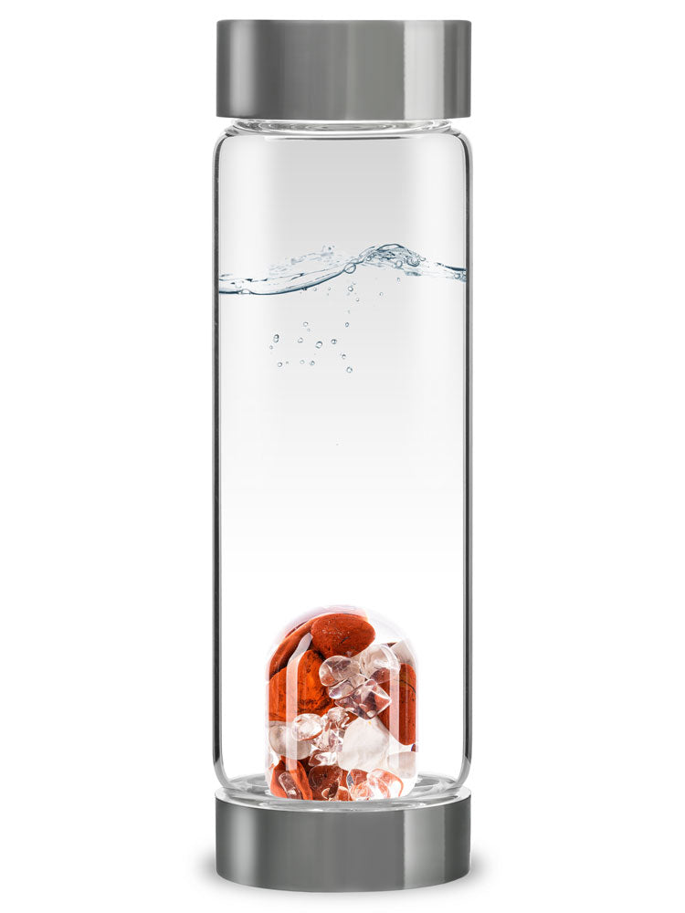 Edelsteinmodul in Trinkflasche Fitness
