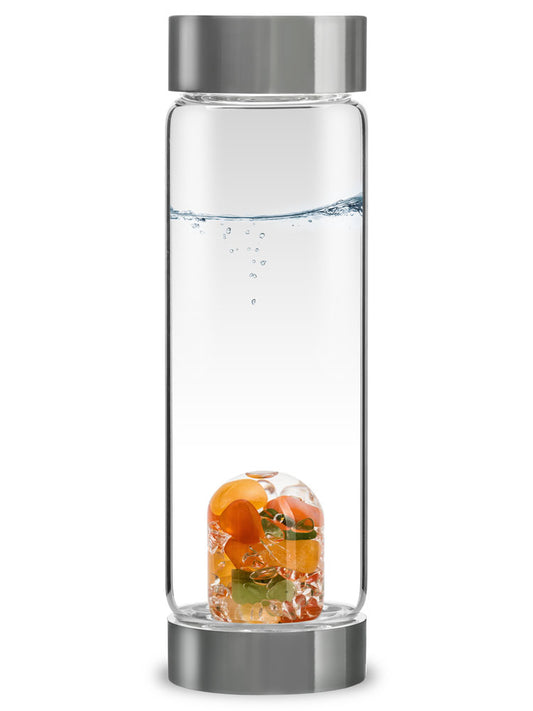 Edelsteinmodul in Trinkflasche Happiness