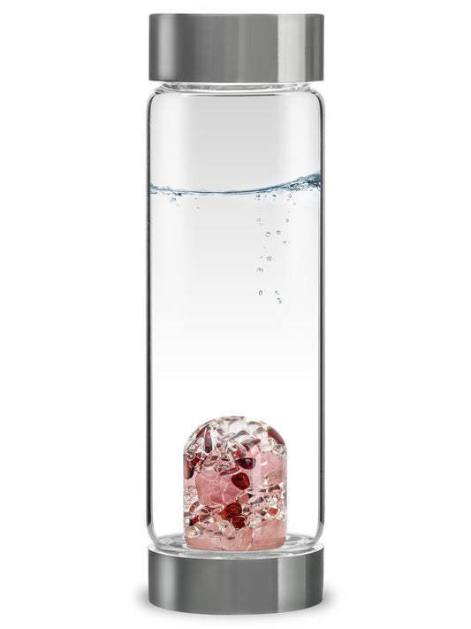 Edelsteinmodul in Trinkflasche Love