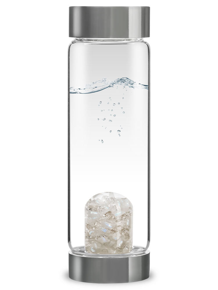 Edelsteinmodul in Trinkflasche Luna