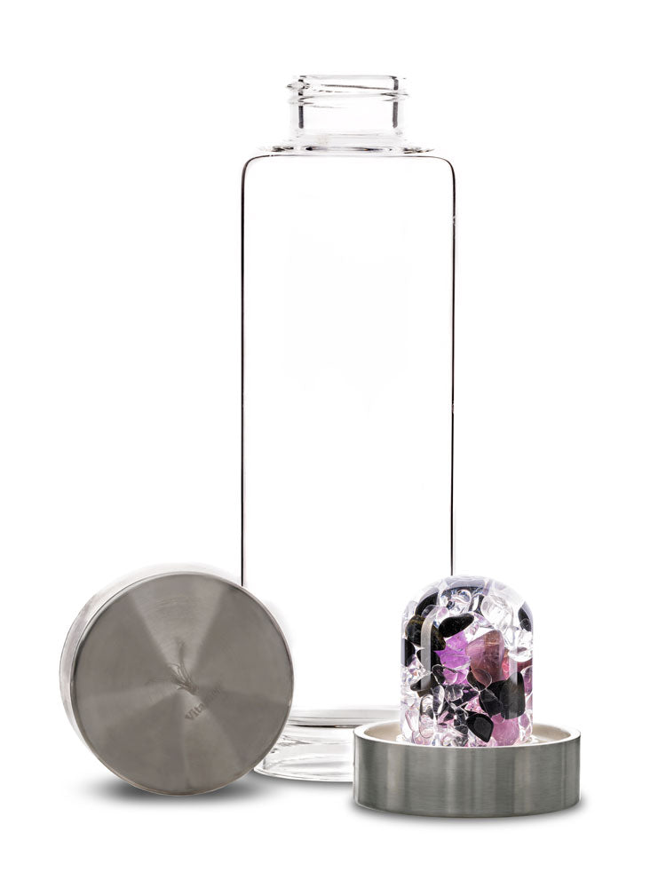 Edelsteinmodul und Trinkflasche Guardian